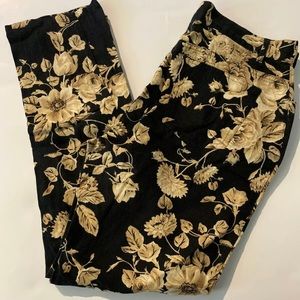 Lauren by Ralph Lauren floral pants Sz 6